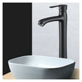 thumbnail image 3 of Black Chrome Gold Tall Bathroom Faucet, Single Cold Water Basin Sink Tap Zinc Alloy Basin Faucet, Deck Mounted Single Hole Tapware, 3 of 9