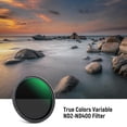 thumbnail image 2 of Filtro ND variable NEEWER Filtro VND de color verdadero de 58 mm, 2 of 9