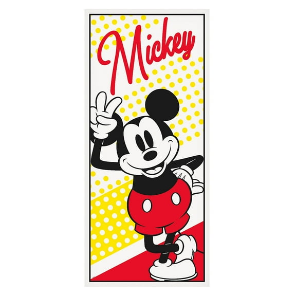 Mickey Mouse 'Retro' Plastic Door Poster (1ct)