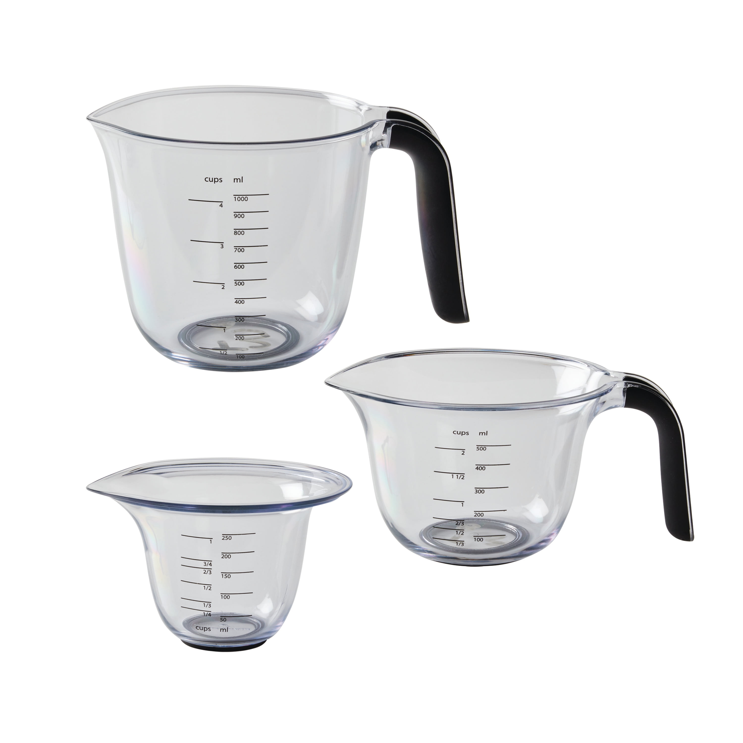 Kitcheniva Large Capacity Clear Plastic Measuring Cups Set of 4, 1 Set -  Kroger