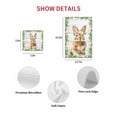 thumbnail image 7 of Easter Bunny Kitchen Dish Towels for Drying Dishes Set of 3, Spring Daisy Botanical Leaves Gray Wooden Waffle Weave Microfiber Hand Tea Bathroom Towels Quick Dry & Absorbent Towel 15.7x23.6, 7 of 7