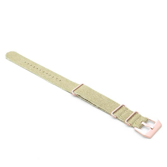 DASSARI Shred Frayed Canvas One-Piece Watch Strap