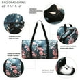 thumbnail image 3 of Jadyn Weekender 52L Women's Travel Duffel Bag (Navy Floral), 3 of 6