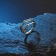 thumbnail image 5 of Anillo de caléndula apilable ajustable de plata S925, regalo de joyería para mejores amigos JAMW Sencillez, 5 of 5