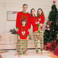 thumbnail image 2 of Nuevo traje de vacaciones de Navidad, gorro de Papá Noel, cabeza de ciervo, estampado, pantalones largos, madre e hijo, traje de calle frito de alta gama para padres e hijos, 2 of 4