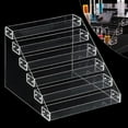 Clear Acrylic 6 Tier Display Shelf Showcase for Action Figure Bauble