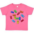 thumbnail image 3 of Inktastic Colorful Dominoes Boys or Girls Toddler T-Shirt, 3 of 5