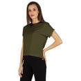 thumbnail image 4 of Inkmeso T-shirt à Épaules Tombantes et Col Rond pour Femmes, Coupe Décontractée pour l'Été, 4 of 7