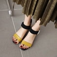thumbnail image 3 of SACFOF Women's Chunky Low Heel Pump Sandals Peep Toe Ankle Strap Dress Wedding Party Evening Office Shoes Sandals, 3 of 6