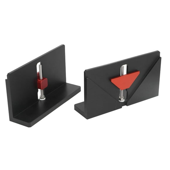 Drawer Corner Spline Clamp, Erosion Resistance Right Angle Dovetail Jig with Wrench for Home Furniture Slotting