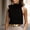 Black, variant on Women's Sleeveless Tank Tops Ruffle Mock Neck Summer Work Shirts Elegant Blouses Dressy Casual