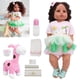 thumbnail image 3 of Baby Dolls Girl, Juguete Para Niños Pequeños, El Mejor Juego De Regalo De Cumpleaños, Muñecas Reborn Negras Para Cumpleaños, 3 of 7