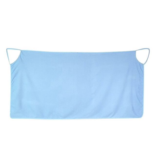 Falda con tirantes para mujer, vestido, toalla de baño, envoltura para spa, playa, azul