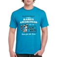 thumbnail image 4 of Rabies Awareness Fun Run - Funny T Shirt - 2X-Large - Heather Sapphire, 4 of 7
