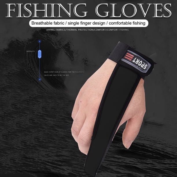 Casting guantes de un solo dedo Protector de puesto antideslizante accesorios de pesca de carpa Tmvgtek Para estrenar