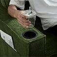 thumbnail image 5 of Aukfa 87" Comfy Sofa for Living Room,Deep Seat Loveseat Couch with Cupholder, Corduroy, Green, 5 of 10