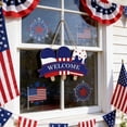 thumbnail image 7 of Nkmbld 4th of July Decorations for Front Door, Wooden Patriotic Independence Day Hanging Decorations, Welcome Hanging Sign for Indoor Outdoor Home Wall Decor, 7 of 7