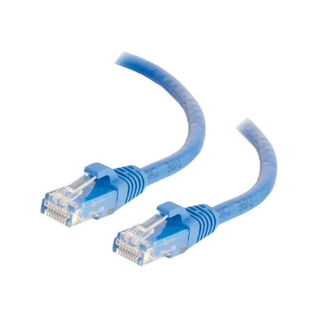 C2G 15ft Cat6 Snagless Unshielded (UTP) Ethernet Network Patch Cable - Blue - Patch cable - RJ-45 (M) to RJ-45 (M) - 15 ft - UTP - CAT 6 - molded, snagless, stranded - blue