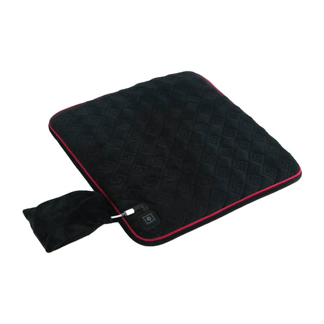 Transemion Enjoy Heat With In Heated Heated Heated Cushion Cushion.heated For black 45*45*3CM 1Set
