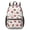 Football Bow White Pattern, variant on Football Icon Darkgreen Pattern 17" Waterproof Oxford School Backpacks for Teens, S-Shape Padded Straps, for School, Travel, Hiking, Camping