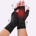 thumbnail image 1 of Neinkie Arthritis Hand Compression Gloves – Comfy Fit, Fingerless Design, Breathable & Moisture Wicking Fabric – Alleviate Rheumatoid Pains, 1 of 7