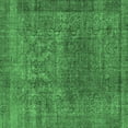 thumbnail image 1 of Ahgly Company Indoor Square Oriental Emerald Green Industrial Area Rugs, 6' Square, 1 of 4