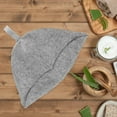 thumbnail image 5 of Voiceine Felt Sauna Hat Thick Sauna Hat Water Absorbent Sauna Hat Breathable Sauna Felt Hat Supple Sauna Hat, 5 of 10