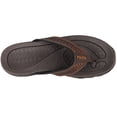 thumbnail image 4 of PhiFA Men's Thong Casual Sandals Indoor and Outdoor Beach Flip Flop Brown US Size 7, 4 of 5