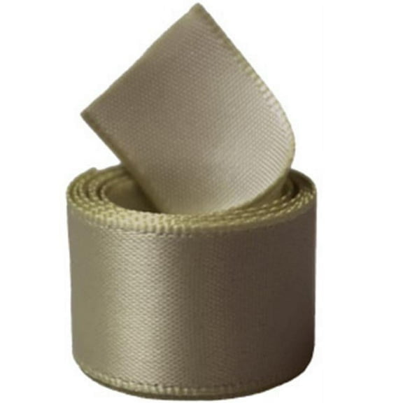 1.5 in. Single-Face Satin Ribbon 50 Yards - Deep Sage