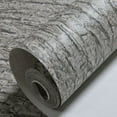 thumbnail image 3 of Home Cal Peel and Stick Wallpaper - Roll Waterproof Self-Adhesive Contact Paper Removable Fake Tree Bark Shelf Paper Non-Woven Wall Paper Covering - Gray(Plastic Scraper Included) 2 Pack, 3 of 5