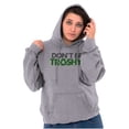 thumbnail image 3 of Don't Litter Earth Day Pro-Recycle Hoodie Sweatshirt Women Men Brisco Brands L, 3 of 6