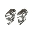 thumbnail image 6 of (3 pack) Mainstays, Shower Curtain Rollerball Hooks, Bronze, 12Piece/Set, 100% Iron, 6 of 8