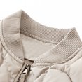 thumbnail image 5 of Woman Rain Jacket,Autumn And Winter Solid Color Padded Jacket Jacket Thickened Padded Jacket, 5 of 5