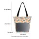 thumbnail image 3 of Fotbe Falling Pumpkins On Car Bolsa de Playa con Estampado, Bolsa de Hombro, Bolsa de Mano Espaciosa, Bolsa de Viaje Ligera, Bolsa de Compras Versátil, 3 of 6