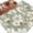 Sage Green White, variant on 5'x7' Area Rugs, Sage Green Spring Floral Indoor Outdoor Area Rug for Living Room Bedroom, Summer Botanical Flower Washable Bathroom Rugs Kitchen Floor Carpet Mats Home Decor Aesthetic