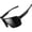 Black, variant on Grinderpunch Running and Baseball Sport Sunglasses for Men and Women, UV400 Protection - Black