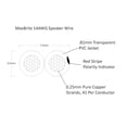 thumbnail image 3 of Cable de altavoz MaxBrite de alto rendimiento, calibre 14, 30 m, 3 of 4