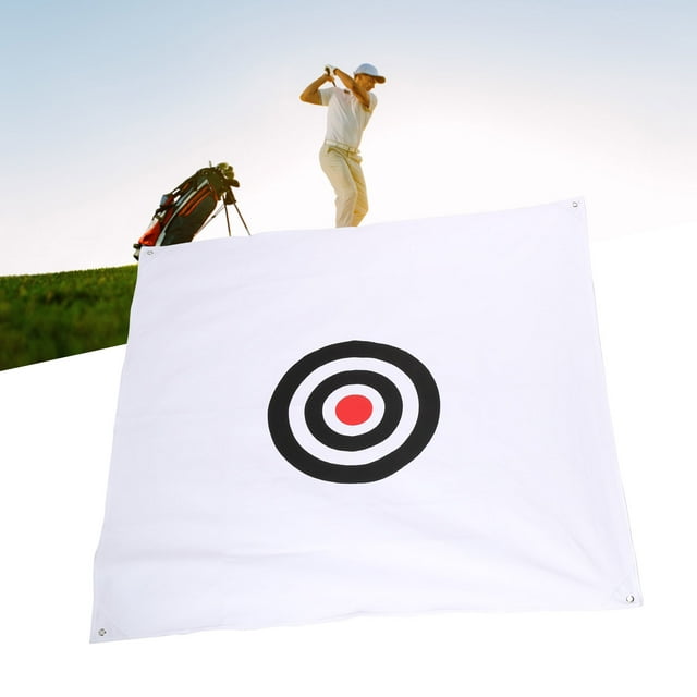 Herwey 1.5x1.5M Golfs Hanging Target Cloth Hitting Practicing Training Aids Outdoor