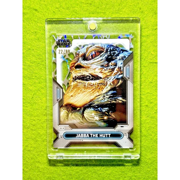 Jabba the Hut DIFFRACTOR REFRACTOR #/99 STAR WARS Card PRIZM 2023 Topps High Tek