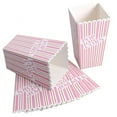 thumbnail image 1 of CUITING 6 Pcs Boîtes à Friandises en Papier à Rayures Grande Taille pour Fête - Rose, 1 of 5