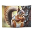 thumbnail image 5 of Orinice  Funny Squirrel Tapestry Flag Wall Hanging Wall Art Funny Poster Banner Aesthetic Wall Tapestries for Bedroom Living Room Dorm Backdrop Home Decoration 50x40inch, 5 of 6