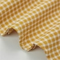 thumbnail image 3 of Robes d'Été pour Filles Tenue de Fête Décontractée Manches à Volants Patchwork à Carreaux pour Bébé, 3 of 5