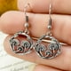 thumbnail image 1 of Elegantes aretes de plata con gancho para la oreja para mujer Regalo de joyería de cumpleaños, 1 par JAMW Sencillez, 1 of 5