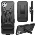 thumbnail image 7 of Compatible for Boost Celero 5G Case with Holster Belt Clip Hybrid Shockproof Protective Phone Cover with Kickstand - Black, 7 of 7