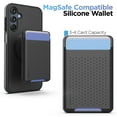 thumbnail image 2 of Encased Wallet Case for Samsung Galaxy A15 5G with Magnetic Card Holder (Compatible with MagSafe) Black, 2 of 7