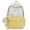 Yellow, variant on Bow Embroidery School Backpack, Star Print Backpack with Mini Pendant Bag, Lightweight Loptop Backpack for Travel Shopping (Yellow)