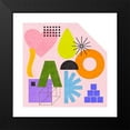 thumbnail image 2 of Wang, Melissa 15x15 Black Modern Framed Museum Art Print Titled - Love is Love II, 2 of 5