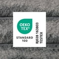 thumbnail image 7 of TOWN & COUNTRY LUXE CuddleTown Ribbed Bubble Stripe Pillow Crate Mat Pet Bed, Machine Washable Cover, Soft & Calming, Non-Slip Bottom, Dark Grey, Extra Small 23"x17"x3", 7 of 7