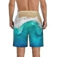 thumbnail image 3 of Disketp Men'S Swim Trunks Hawaiian Breathable Surf Beach Swimsuits Mesh Lining Beach Shorts With Pockets-Beach, 3 of 9