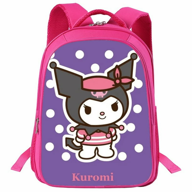 New Arrival Kuromi School Bag Cartoon Anime Curomi 16 Inch 13 Inch Plum ...